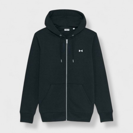 Le K Sweat-shirt à Capuche Noir