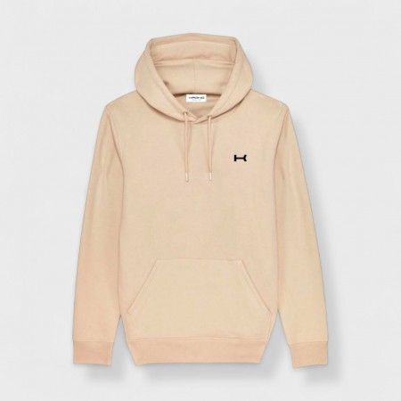 Le K Sweat à Capuche Beige