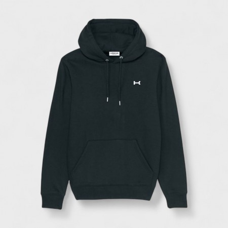 Le K Sweat à Capuche Noir