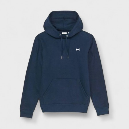 Le K Sweat à Capuche Bleu