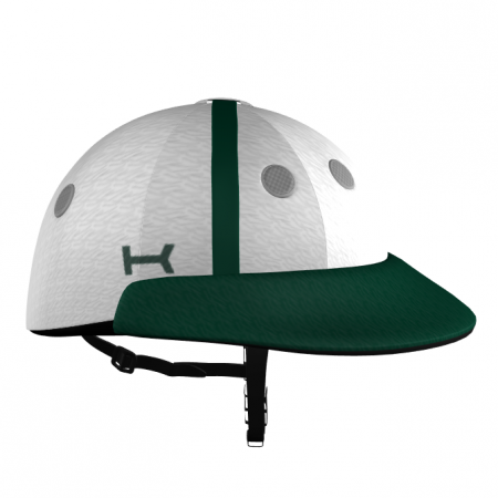 Casque Blanc et Vert