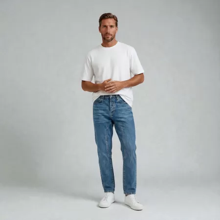 Jeans Bleu Premium Hommes Jeans Bleu Premium Hommes