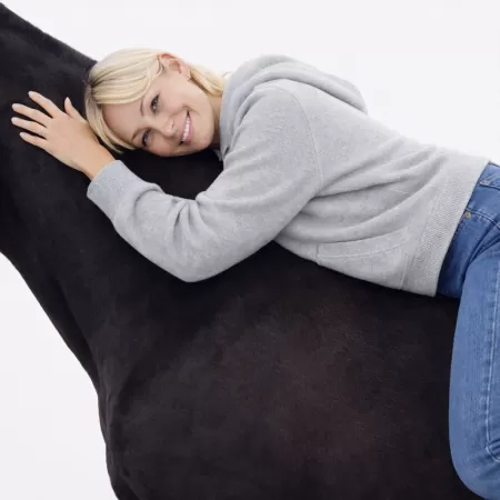 Sweat à capuche Chukka en cachemire Gris Clair Sweat à capuche Chukka en cachemire Gris Clair